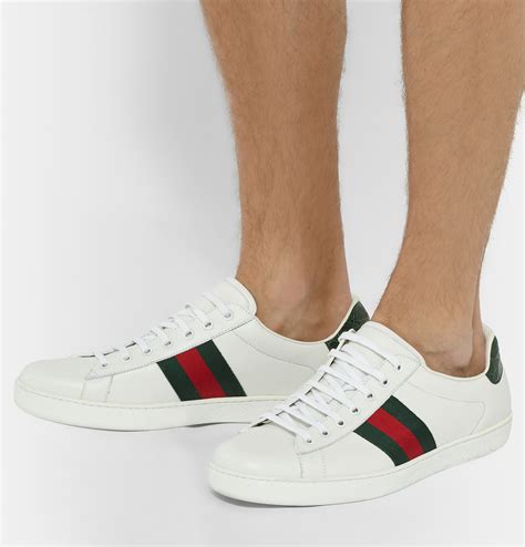 gucci white shoes for men|black Gucci shoes men.